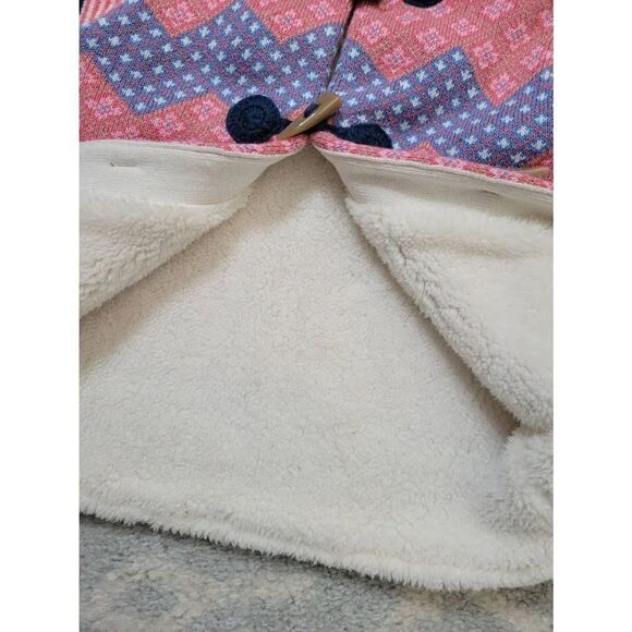 Matilda Jane Size 6 WARM HUGS Vest Hood Sherpa Lined Make Believe Girls - Picture 4 of 8